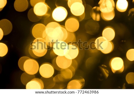 Bokeh time light. Merry Christmas and Happy New Year.