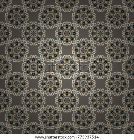 Vector beige, gray and brown Traditional Indian motif seamless pattern.