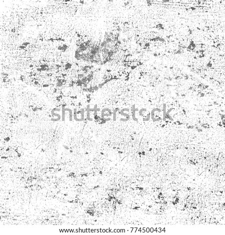 Old black and white grunge background. Monochrome abstract texture of dust, smudges, cracks, scuffs, scratches, chips to print. Vintage design elements for creative design