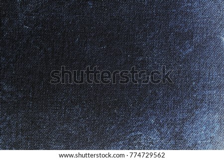 old paper dark blue canvas texture grunge background