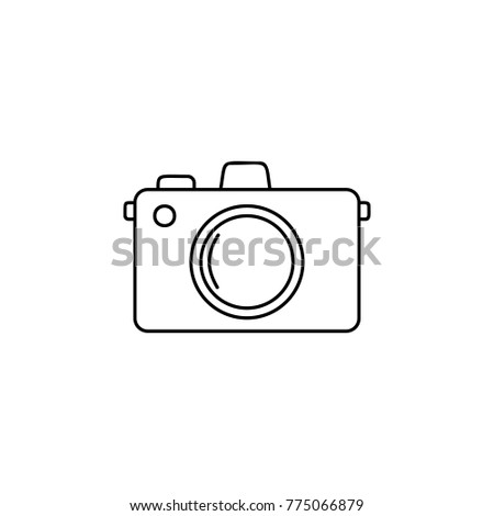 Camera line icon. Tourism and Leisure element. Premium quality graphic design. Signs, outline symbols collection, simple thin line icon for websites, web design, mobile app on white background