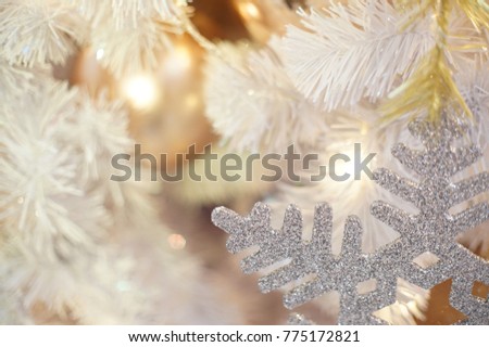 Blur Background theme for winter and christmas