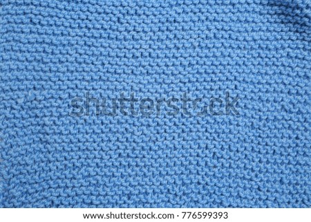 Studio image of knitting texture background