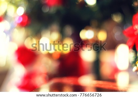 festive background and greeting card decorated for the celebration of Christmas and New Year