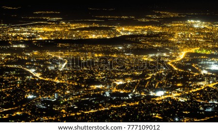 Aerial view of Sofia