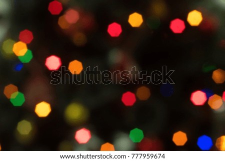 Abstract holiday blurs