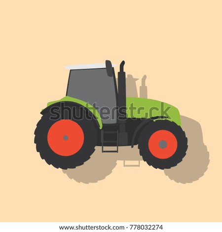 Tractor icon, vector illustration design. Agriculture collection.