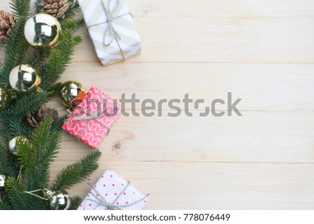 christmas gift presents in decorative boxes white background