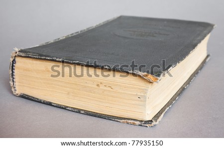 Book Isolated On Grey