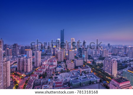 City urban landscape
