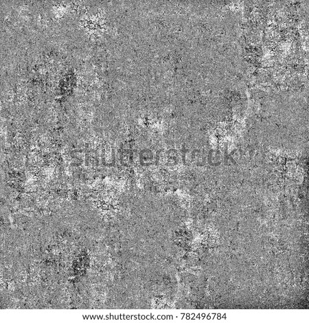 Abstract monochrome background. Black and white texture of grunge. The pattern of cracks, stains, dust, scuffs, chips