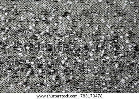 knitted texture of boucle thread