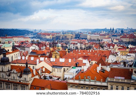 Prague lesser town cityscape