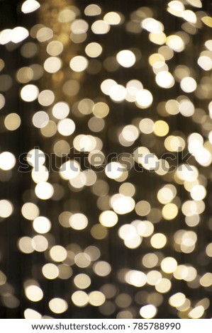 The nice bokeh background