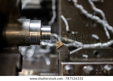 Part production with lathe