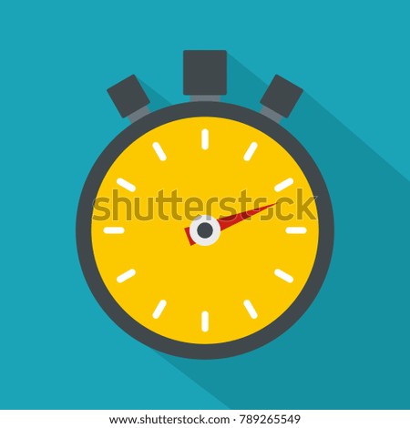 Stopwatch modern icon. Flat illustration of stopwatch modern  icon for web