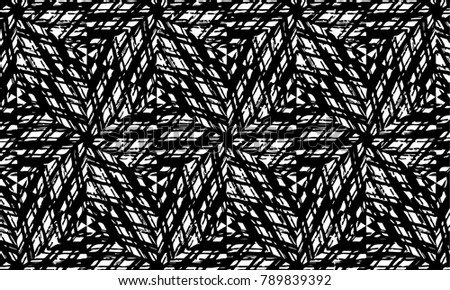 Brush stroke pattern. Background. Kaleidoscope.
