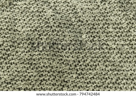 Warm knit fabric to receive gifts