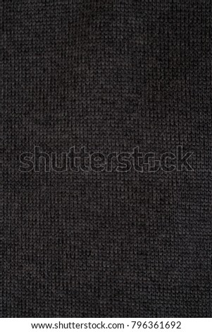 Background of black fabric