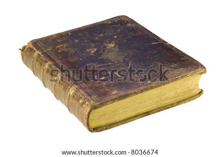 Old-time books (With Clipping Path)