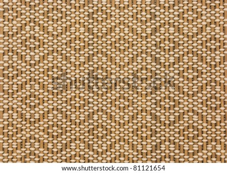 close up of bamboo curtain pattern material