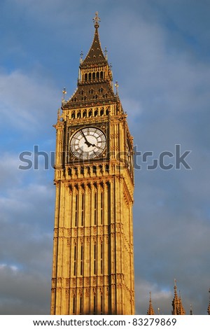 Big Ben, London clock tower