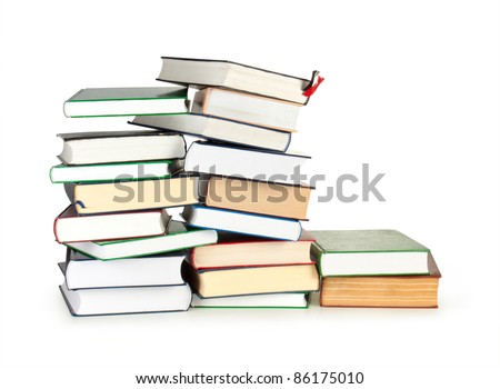 Education books stack