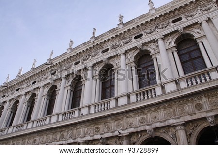 San Marco Square in Venice in Italy