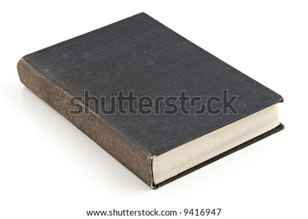 Book isolated over a white background.