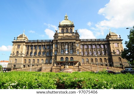 The Back/Posterior View of National Museum, Prague