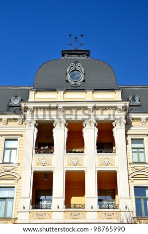 Old historic building in Riga, Latvia